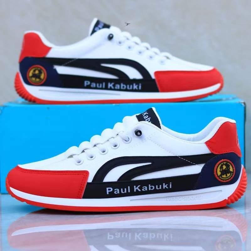 Men's Slip-On Casual Sneakers with Breathable Mesh Comfort in Yq908 White And Black [Leather Model]