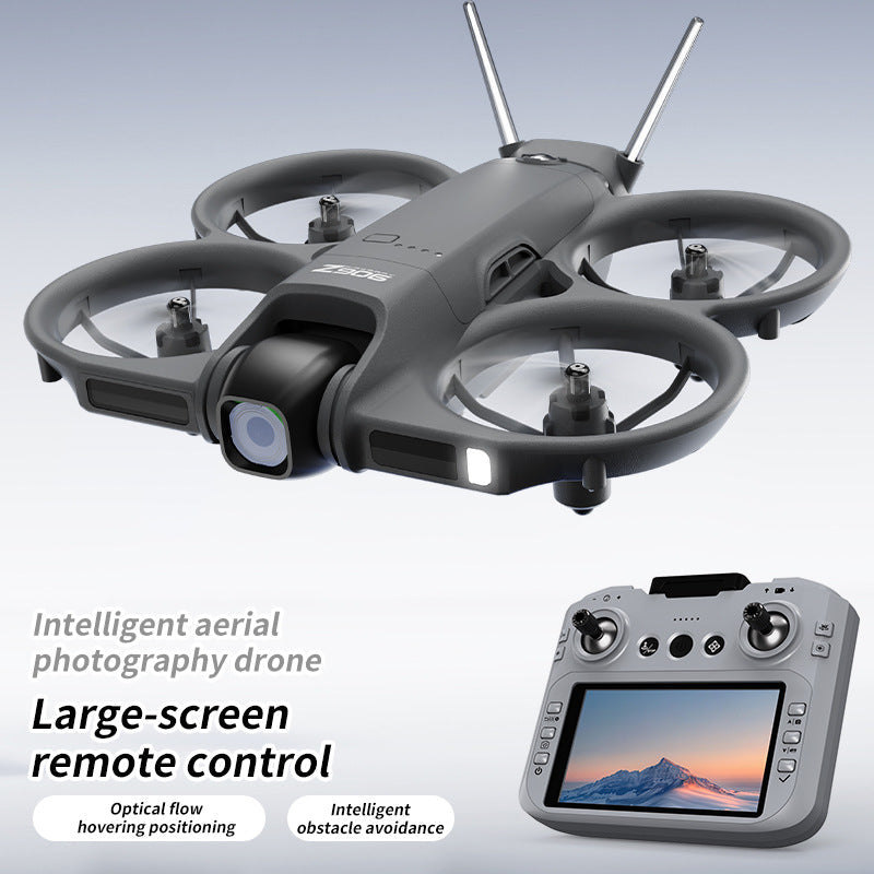 Dual Camera Drone with Adjustable Lens & Obstacle Avoidance
