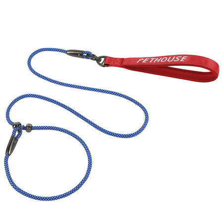 Wear Resistant Anti Tangle Dog Walking Rope for All Sizes in blue, 35kg