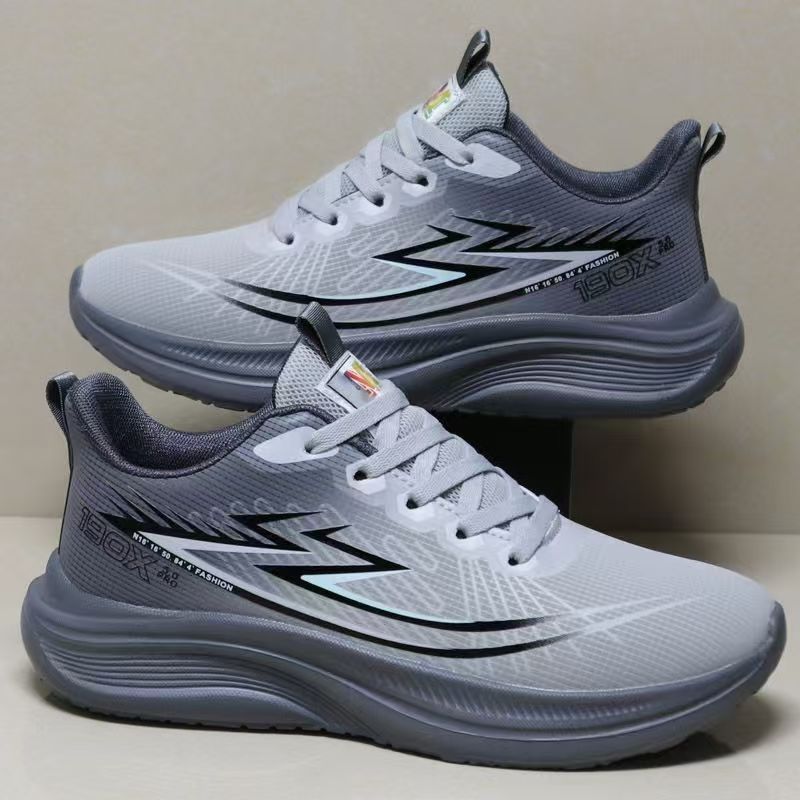 Men's Waterproof Leather Hiking Sneakers with Lightweight Comfort
