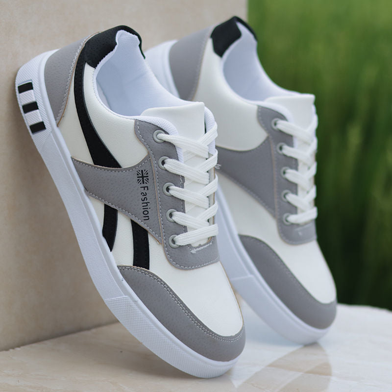 Men's Waterproof Casual Sneakers with Durable Rubber Sole