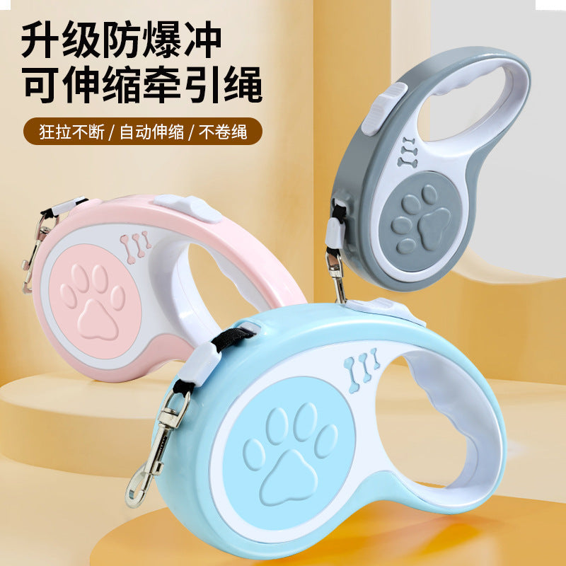 Anti Shock Retractable Dog Leash for Small and Medium Dogs