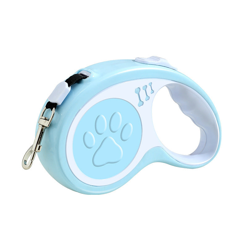 Anti Shock Retractable Dog Leash for Small and Medium Dogs in gray