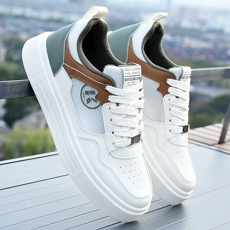 Men's Breathable Mesh Sneakers with Lightweight Rubber Sole