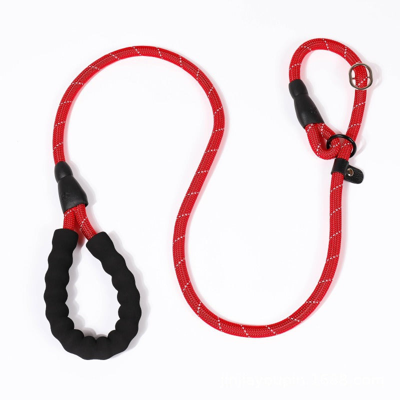 Competition Grade P Chain Dog Leash for All Size Dogs in green