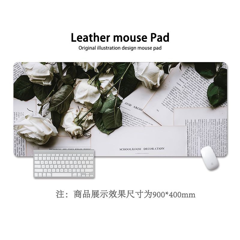 Extra Large Waterproof Desk Mat Mouse Pad with Lock Edge