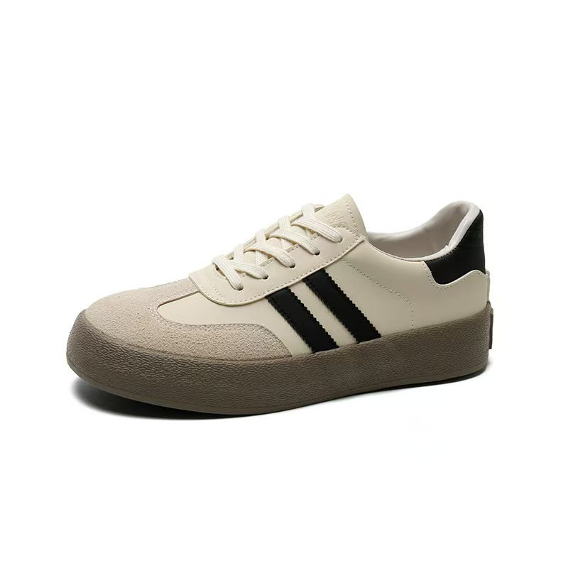Men's Retro Casual Sneakers with Thick Sole and Lightweight Fit