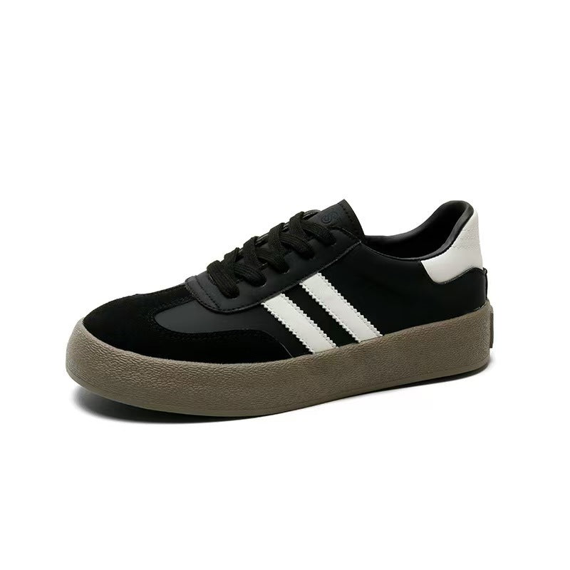 Men's Retro Casual Sneakers with Thick Sole and Lightweight Fit