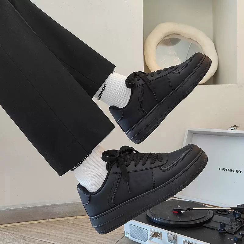 Men's High Street Casual Sneakers with Wear-Resistant Sole