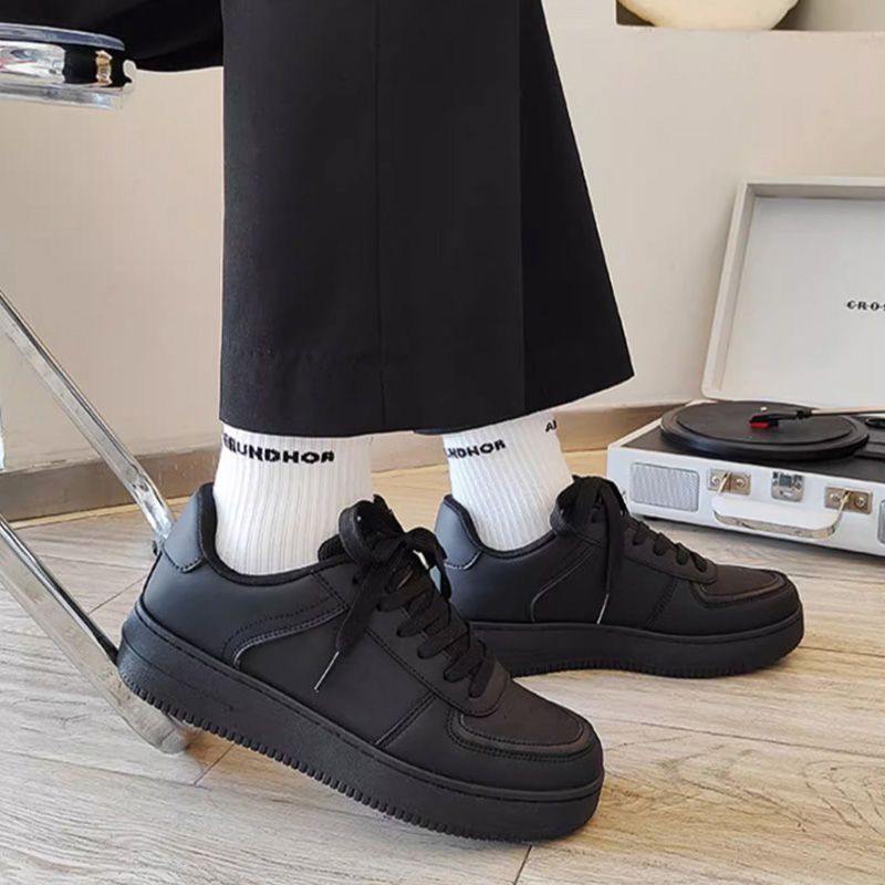 Men's High Street Casual Sneakers with Wear-Resistant Sole