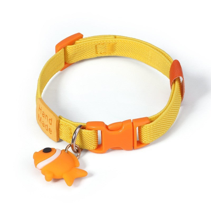 Adjustable Plant Scented Anti Mosquito Pet Repellent Collar in orange