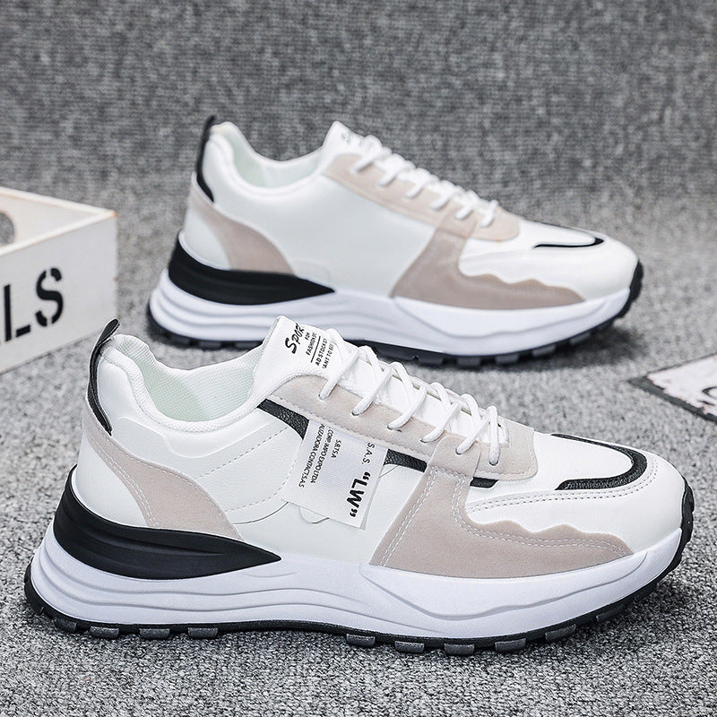 Men's Lightweight Dad Sneakers with Thick Sole Comfort