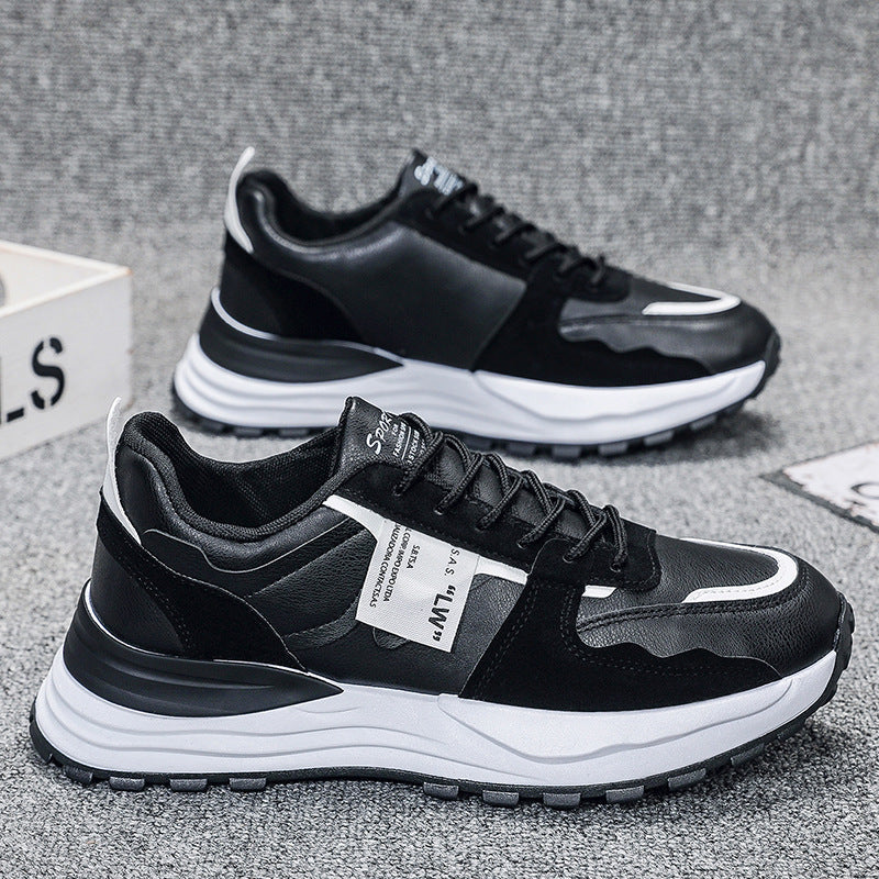 Men's Lightweight Dad Sneakers with Thick Sole Comfort