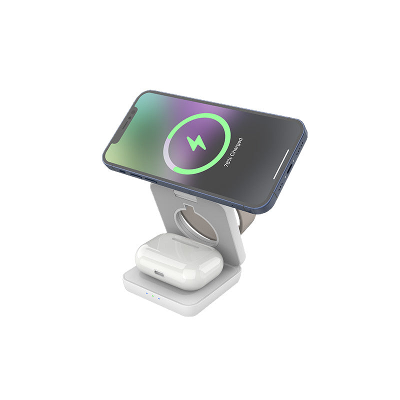 3-in-1 Magnetic Wireless Fast Charging Phone Stand