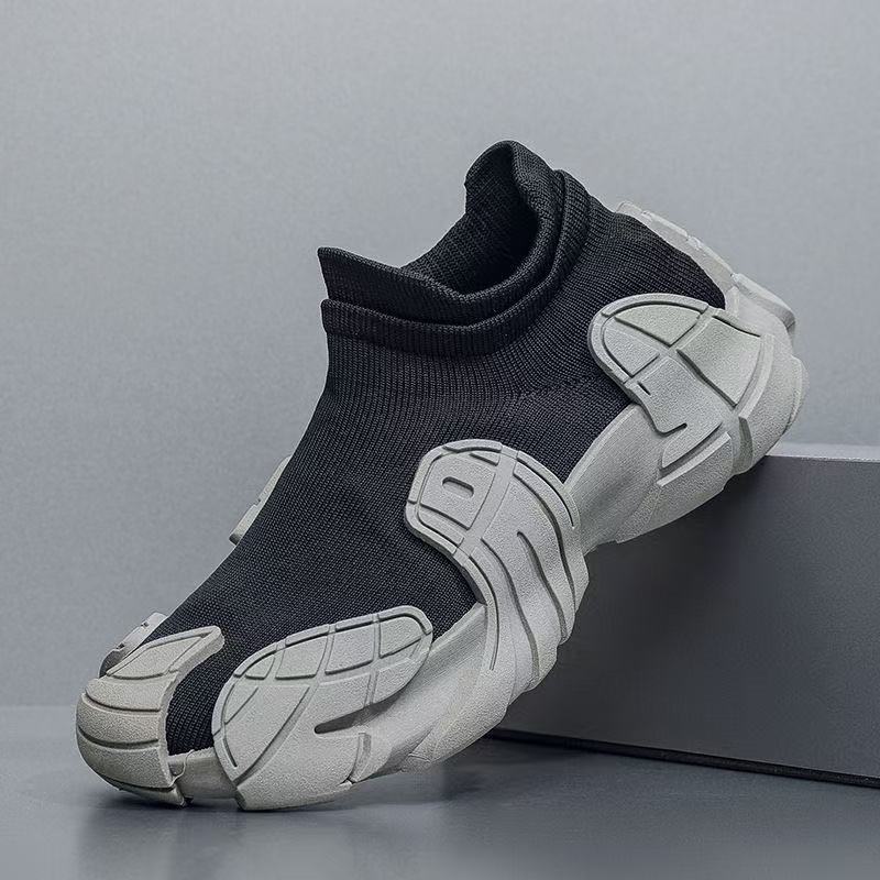 Men's Slip-On Dad Sneakers with Thick Sole and Lightweight Fit