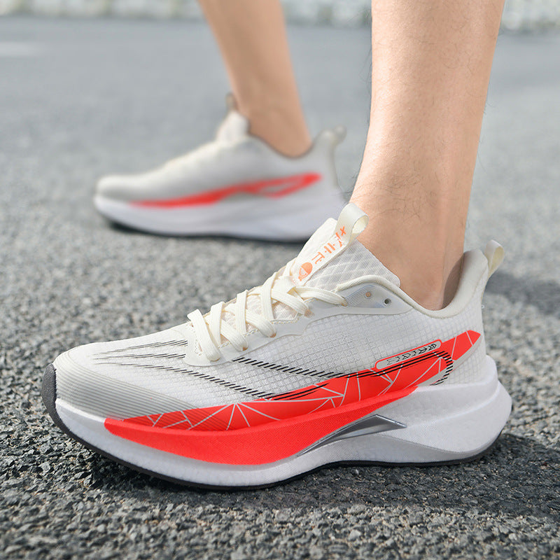 Lightweight Mesh Sports Casual Shoes with Rebound Comfort Sole