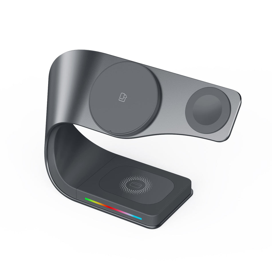 3-in-1 15W MagSafe Wireless Charger for Phone, Watch & Earbuds