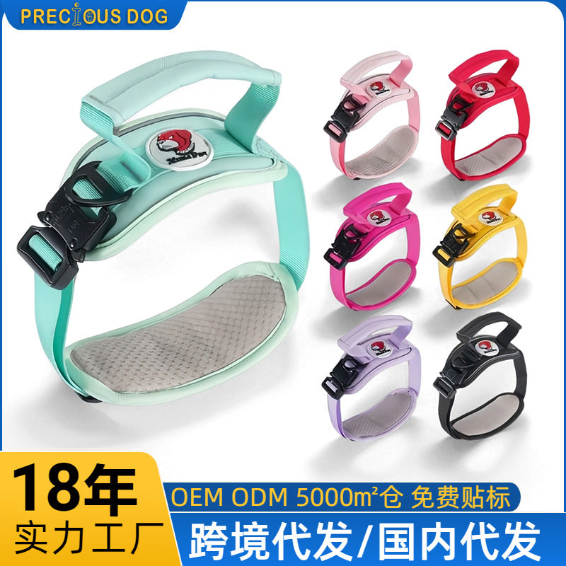 Portable Tactical Dog Collar with Leash for Medium and Large Dogs