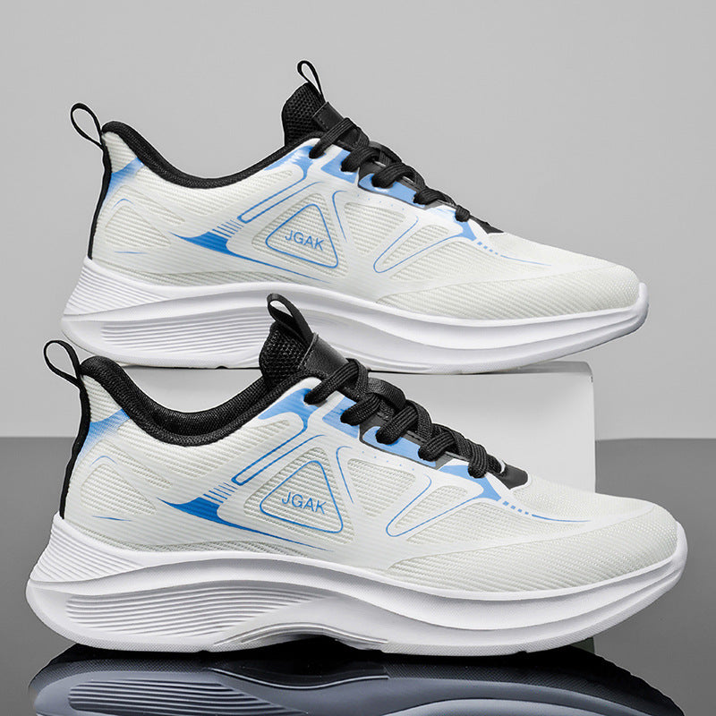 Men's Lightweight Breathable Running Shoes with Extended Size Fit
