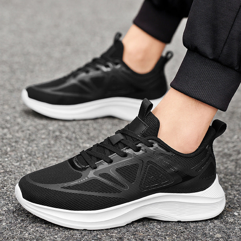 Men's Lightweight Breathable Running Shoes with Extended Size Fit