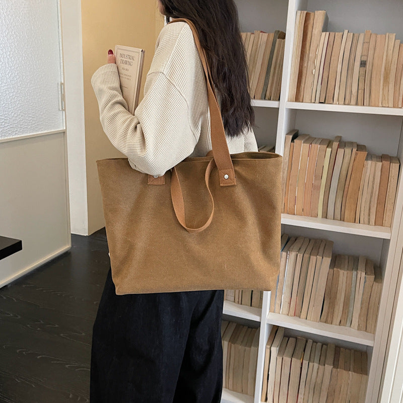 Womens Nylon Large Capacity Casual Shoulder Tote Bag