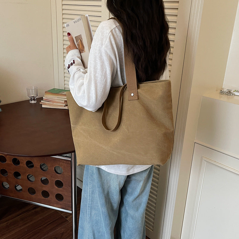 Womens Nylon Large Capacity Casual Shoulder Tote Bag