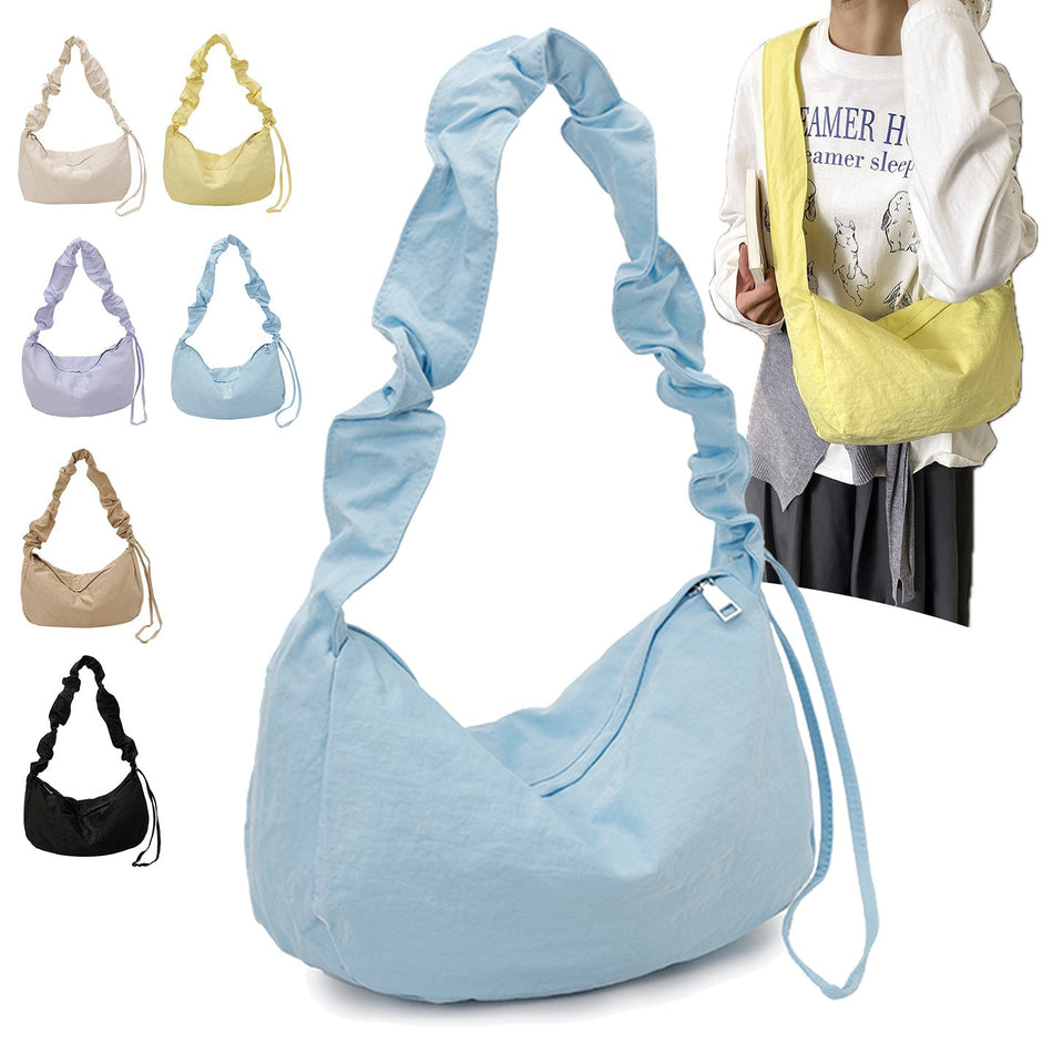 Pleated Cloud Shoulder Bag Large Capacity Casual Tote