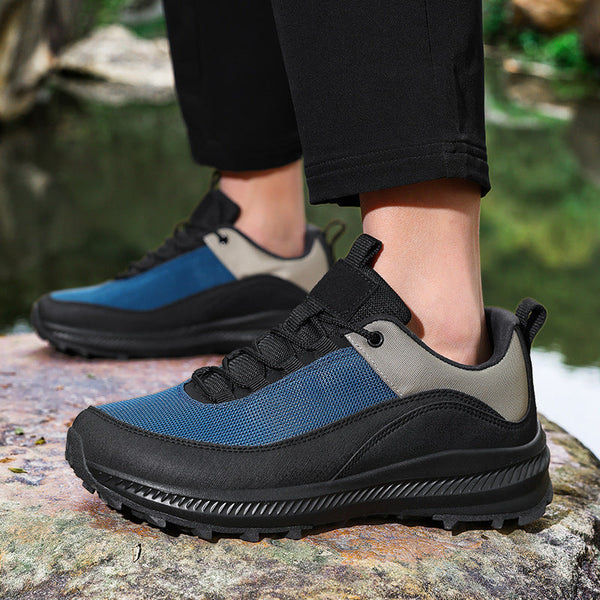 STOCK-Men's Hiking Shoes with Anti-Slip Sole and Wear-Resistant