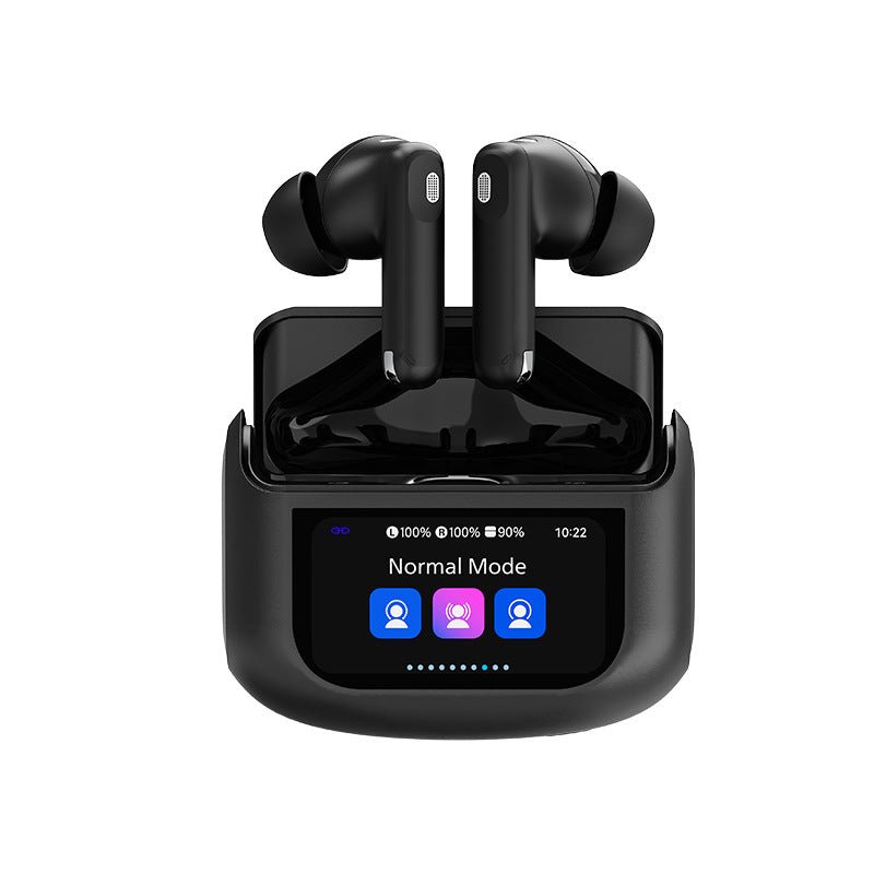 Color Screen Bluetooth Noise Reduction Earbuds with Digital Display