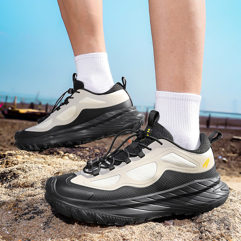 Lightweight Mesh Running Shoes with Cushioned Sole for Men