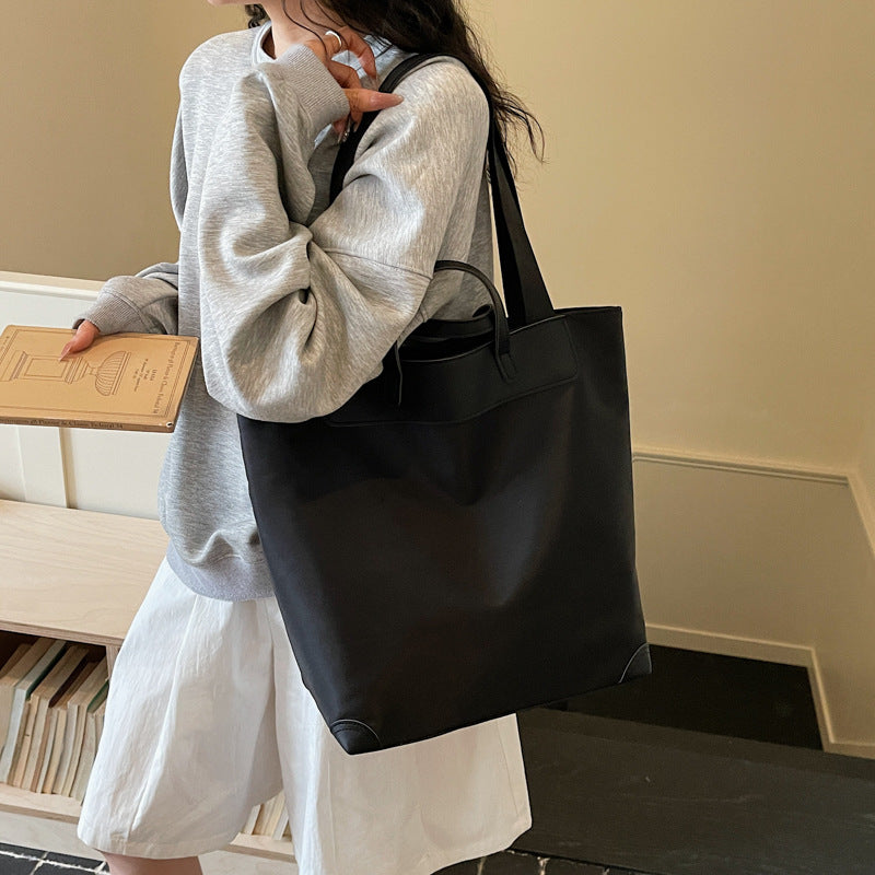 Large Capacity Nylon Tote Bag Commuter Shoulder Handbag