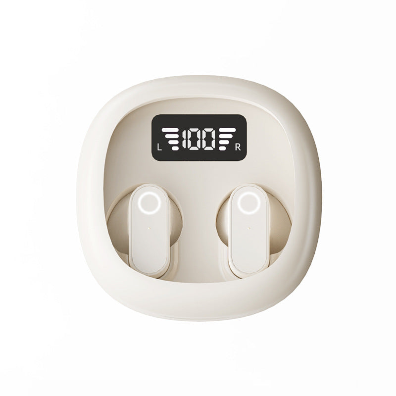 Mini Semi-In-Ear Bluetooth Earbuds with Digital Display