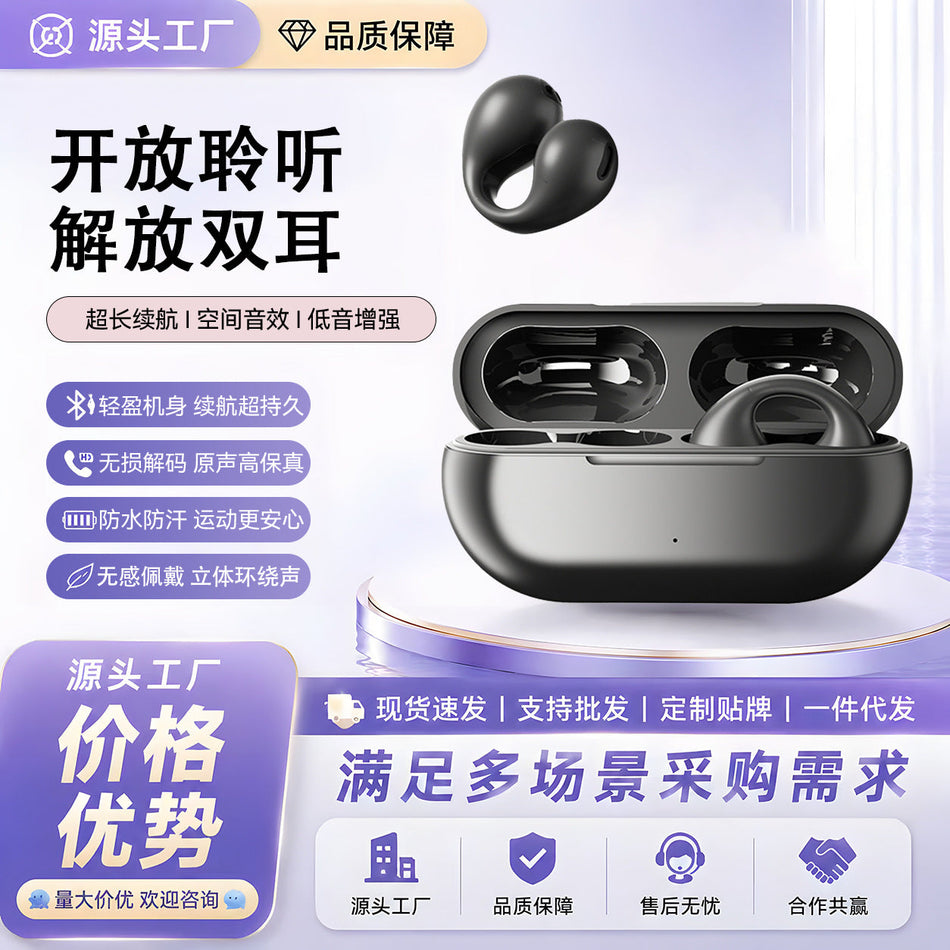 Open-Ear Bone Conduction Bluetooth Sports Headphones