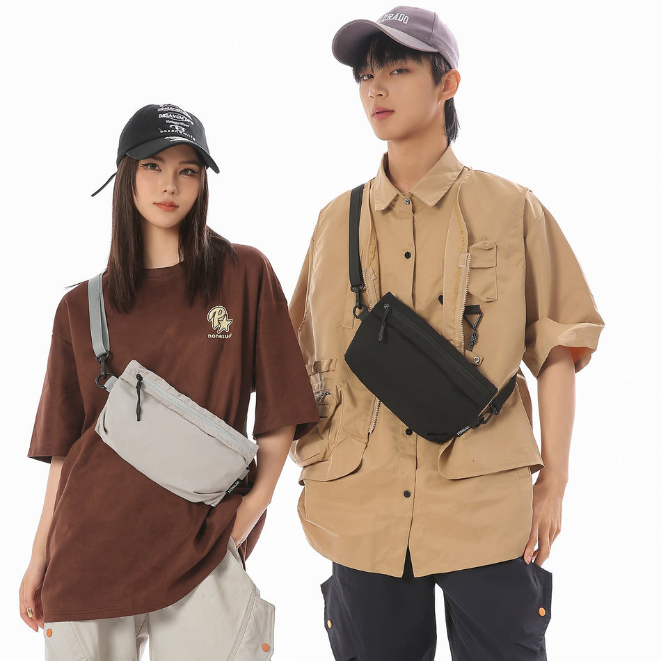 Nylon Casual Crossbody Shoulder Bag Sports Chest Bag