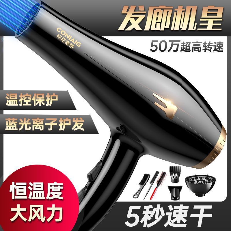 High-Speed Ionic Hair Dryer with Constant Temperature Care
