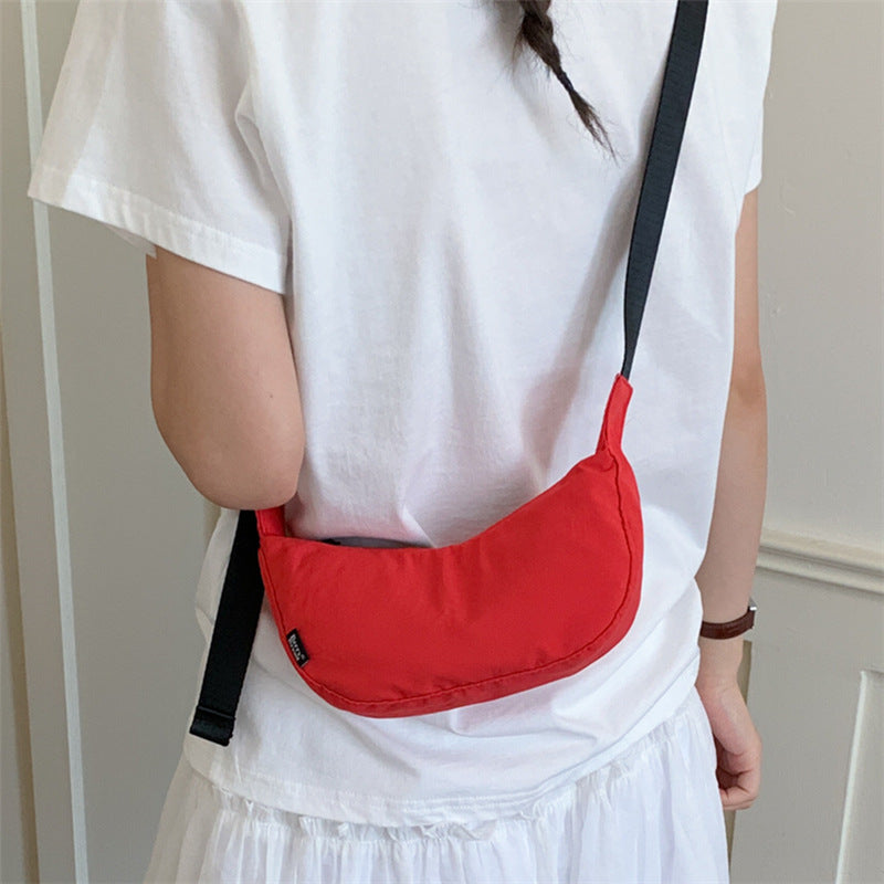 Lightweight Moon Shaped Crossbody Bag for Women Outdoor