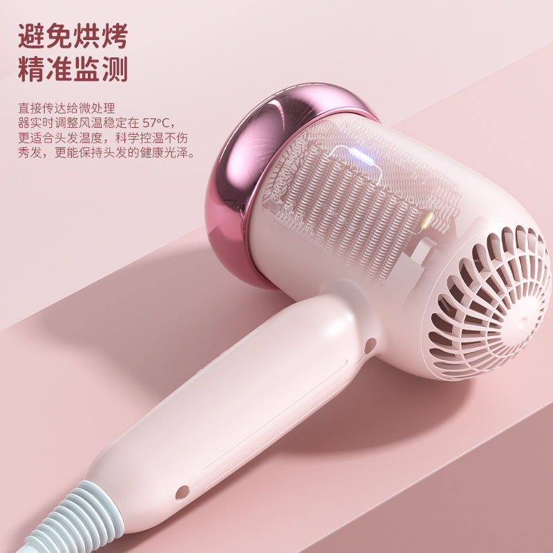 High-Speed Donut Hair Dryer with Dual Temperature Control