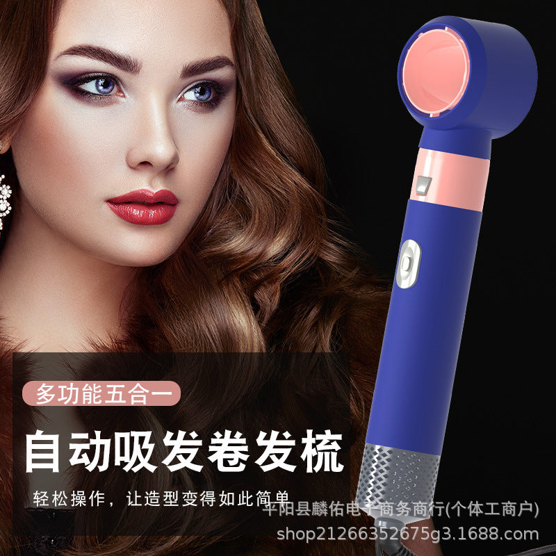 5-in-1 Ionic Hot Air Styler Hair Dryer and Curling Brush