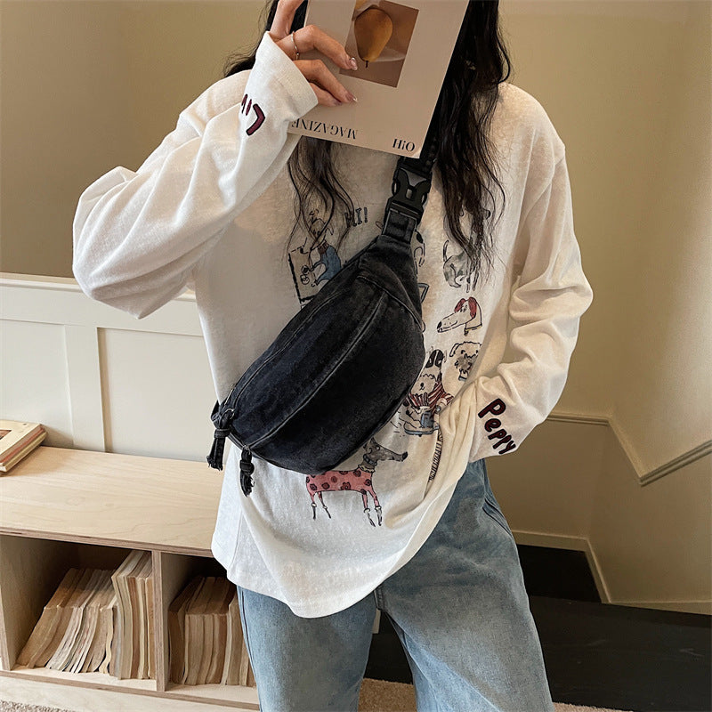 Denim Crossbody Shoulder Bag for Women Bag