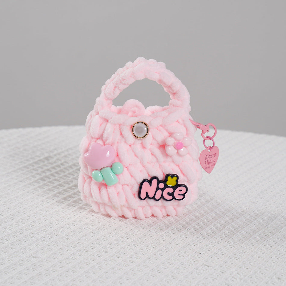 Handmade Crochet Earbud Case & Coin Purse with Cute Design