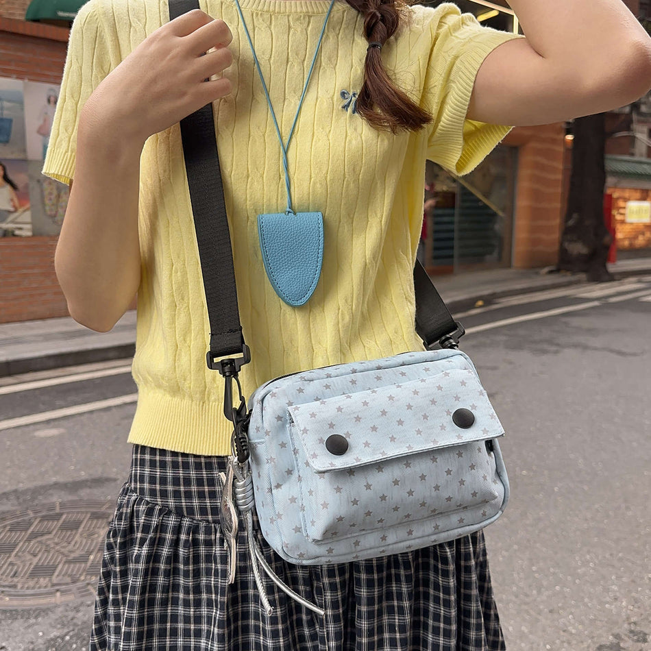 Japanese Style Bag for Women Lightweight Shoulder Bag