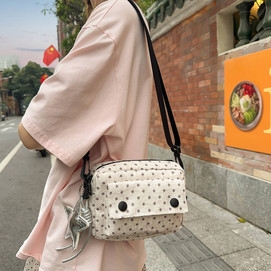 Japanese Style Bag for Women Lightweight Shoulder Bag