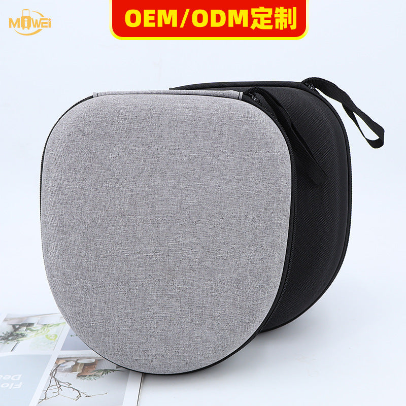 EVA Headphone Storage Case with Zipper Carrying Design