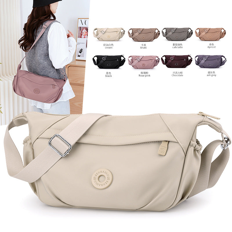 Nylon Dumpling Crossbody Bag for Women