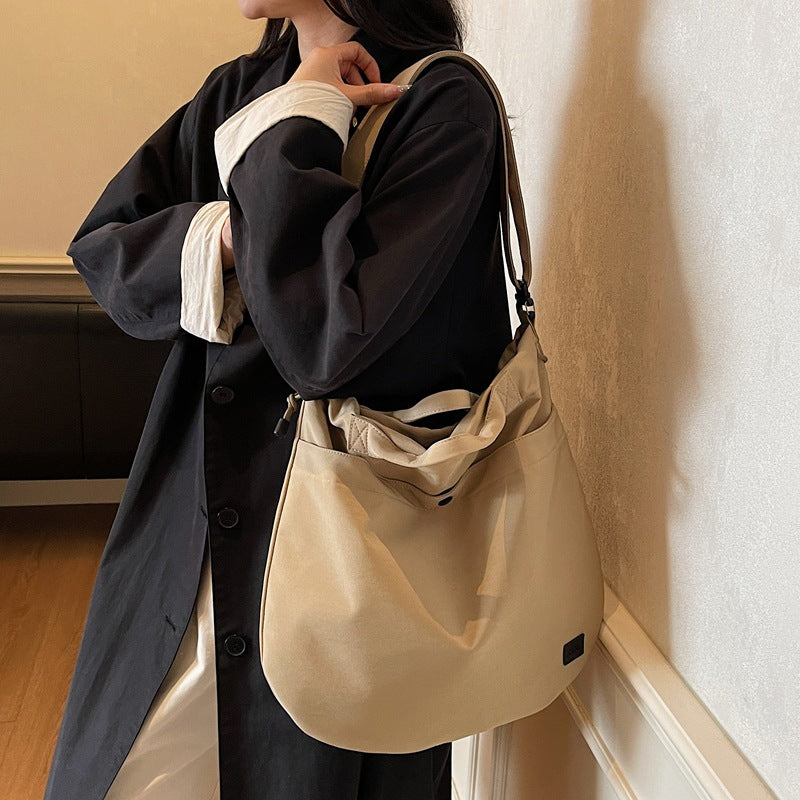 Lightweight Nylon Tote Bag for Women Large Capacity Shoulder Bag
