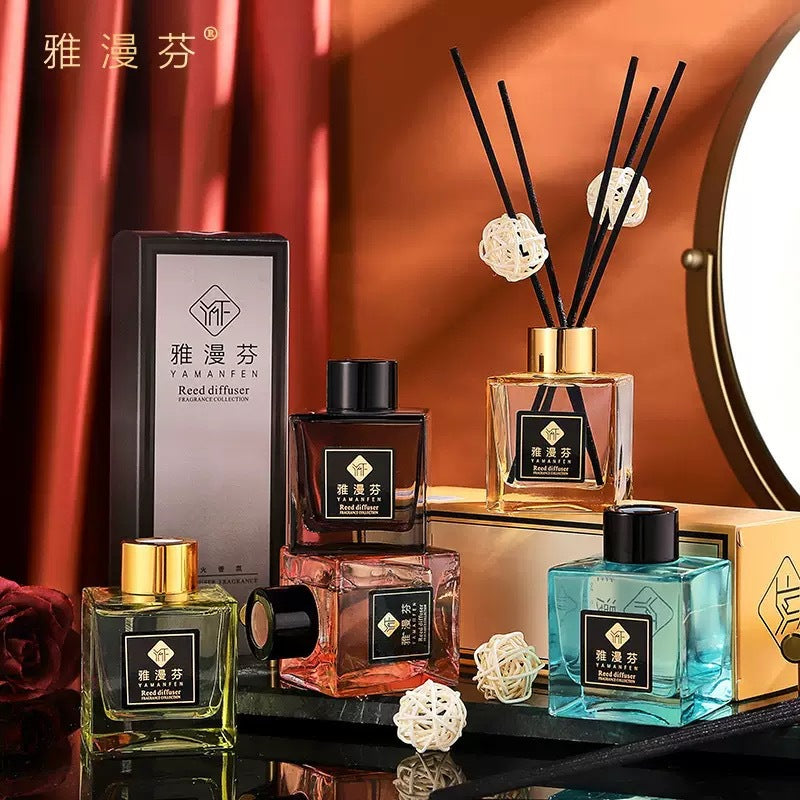 120ml Cubic Reed Diffuser Aromatherapy Bottle for Home Use