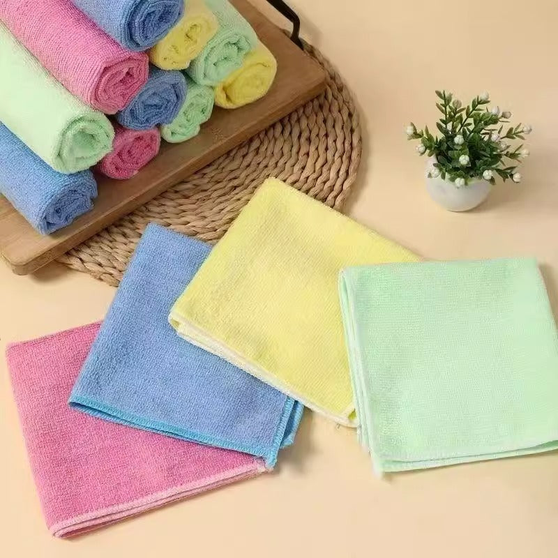 Thick Microfiber Kitchen Cleaning Cloth Lint-Free Dish Rag