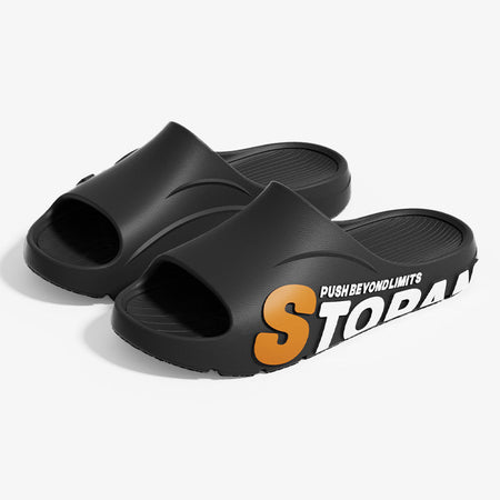 Men's white EVA Non-Slip Indoor Bathroom Slippers with Soft Sole