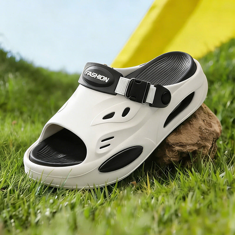 Men's green EVA Beach Sandals for Outdoor Sports and Driving