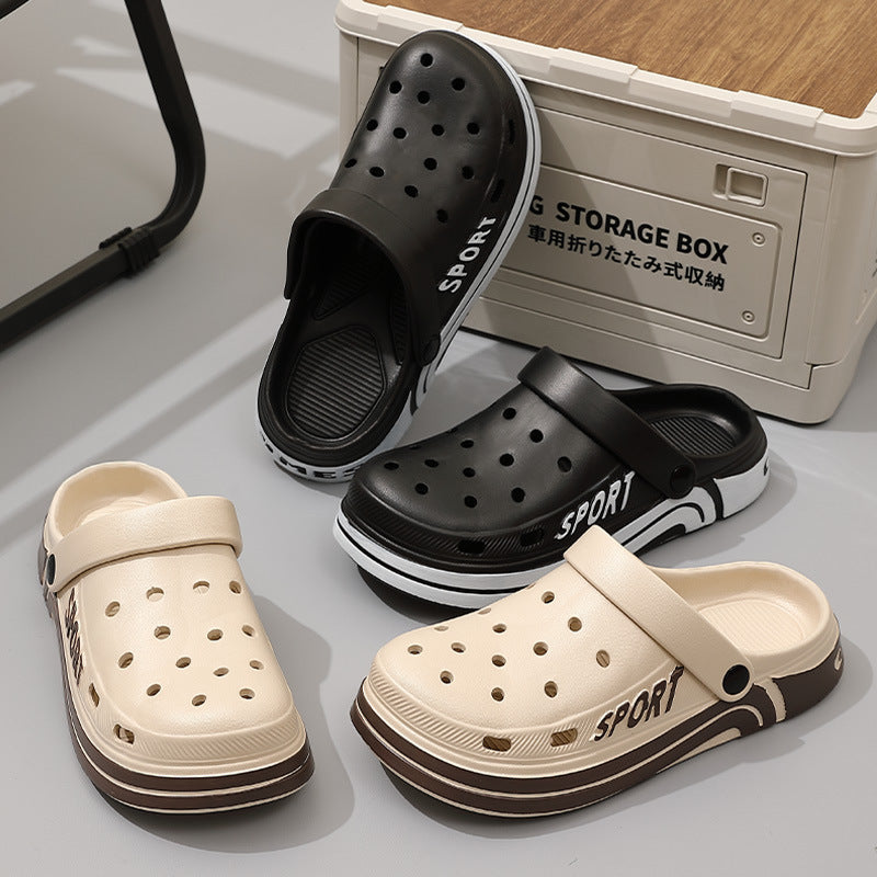 EVA Closed-Toe Beach Clogs with Anti-Slip Comfort Sole